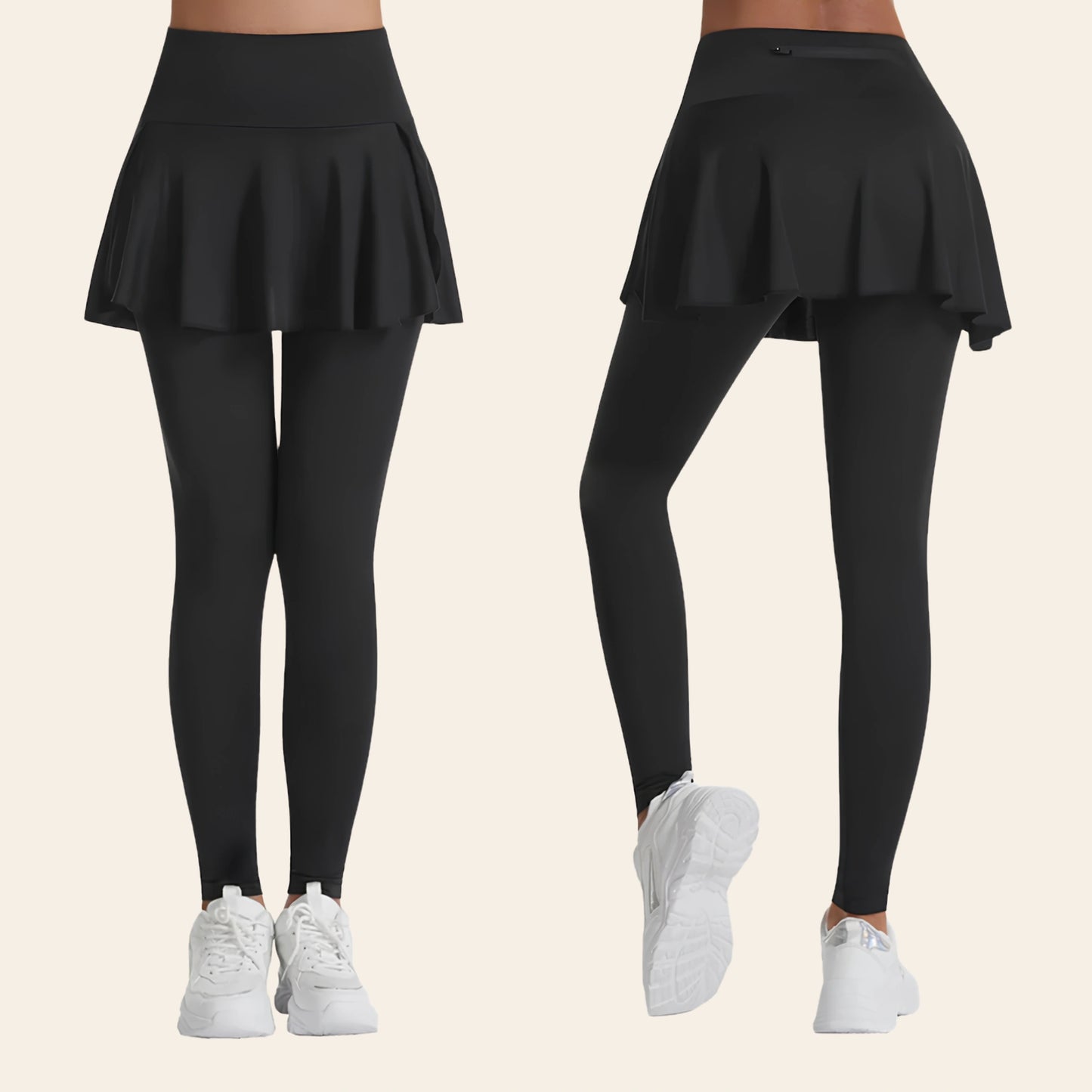 Women's winter fleece-lined thermal yoga pants