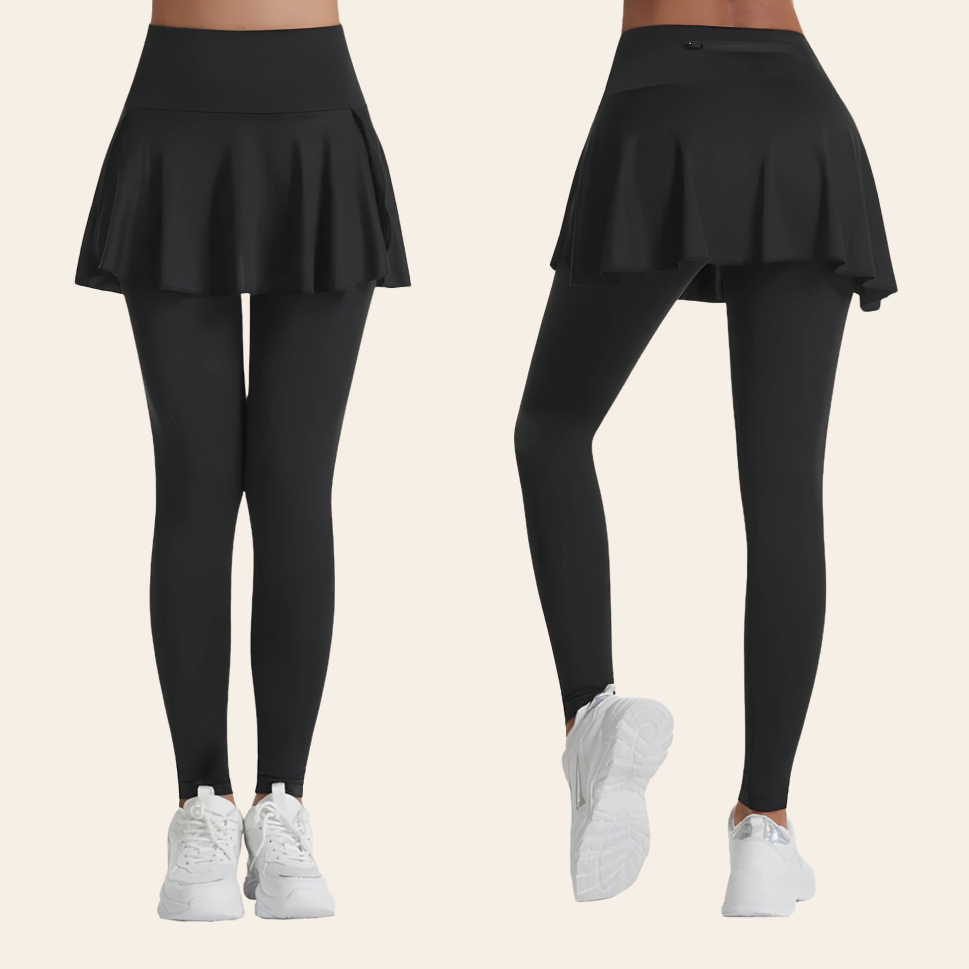 Women's winter fleece-lined thermal yoga pants
