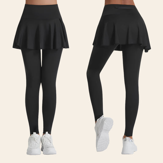 Women's winter fleece-lined thermal yoga pants