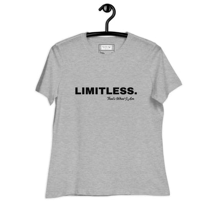 Women's T-Shirt LIMITLESS Women's Relaxed T-Shirt White / 3XL