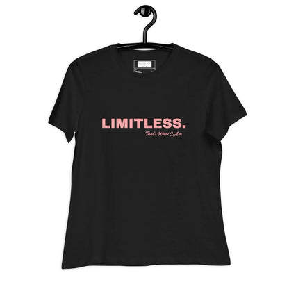 Relaxed fit shirt LIMITLESS Women's Relaxed T-Shirt Dark Grey Heather / 3XL