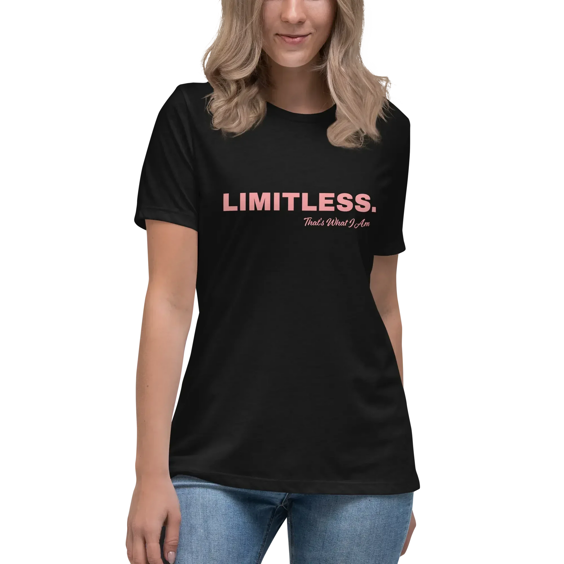 Relaxed fit shirt LIMITLESS Women's Relaxed T-Shirt Dark Grey Heather / 3XL