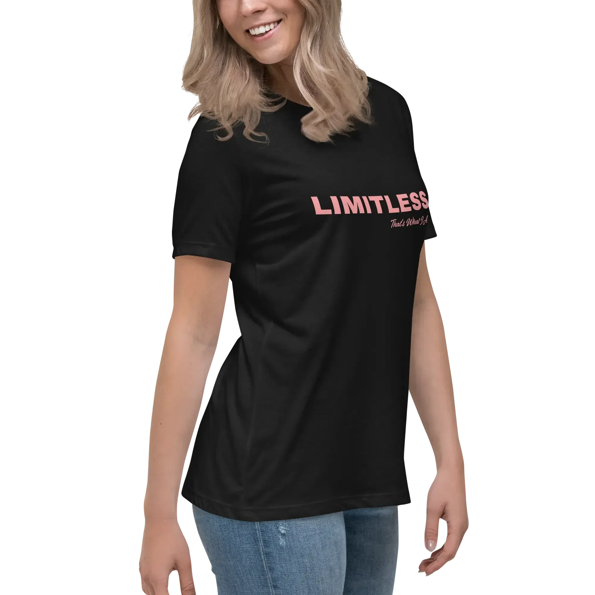 Relaxed fit shirt LIMITLESS Women's Relaxed T-Shirt Dark Grey Heather / 3XL
