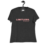 Relaxed fit shirt LIMITLESS Women's Relaxed T-Shirt Dark Grey Heather / 3XL