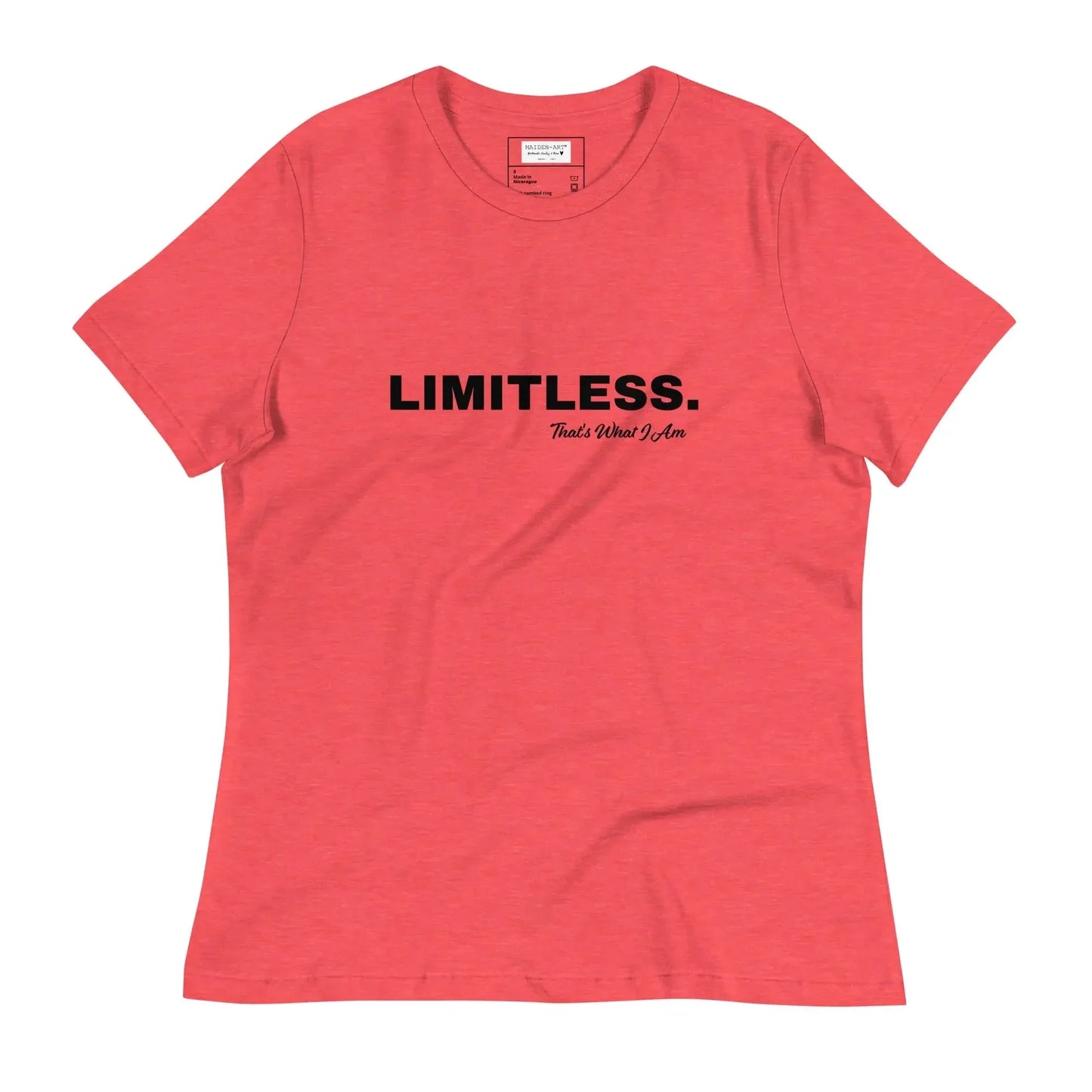 Women's T-Shirt LIMITLESS Women's Relaxed T-Shirt White / 3XL