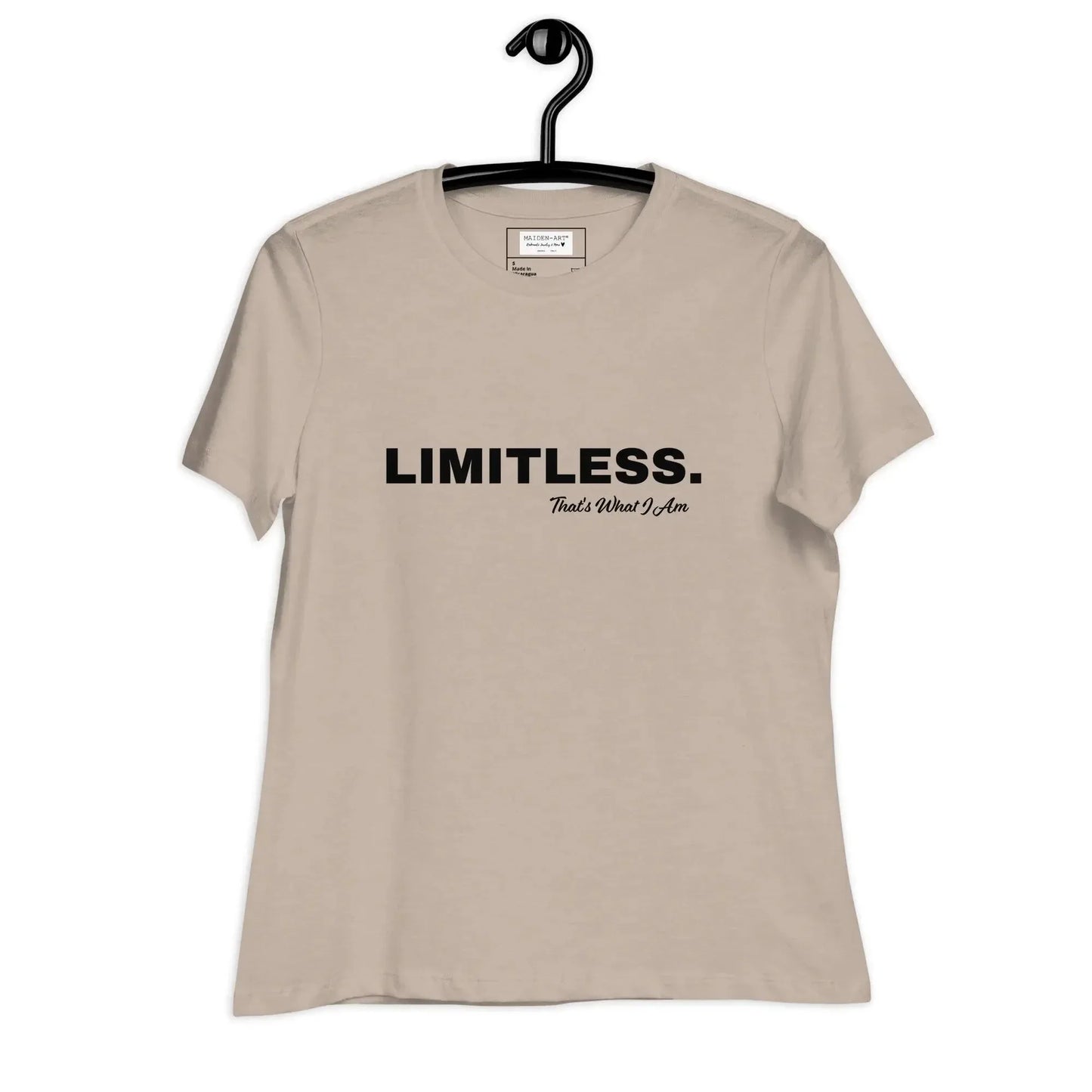 Women's T-Shirt LIMITLESS Women's Relaxed T-Shirt White / 3XL