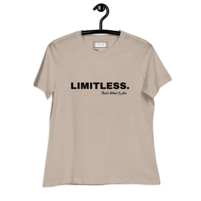 Women's T-Shirt LIMITLESS Women's Relaxed T-Shirt White / 3XL