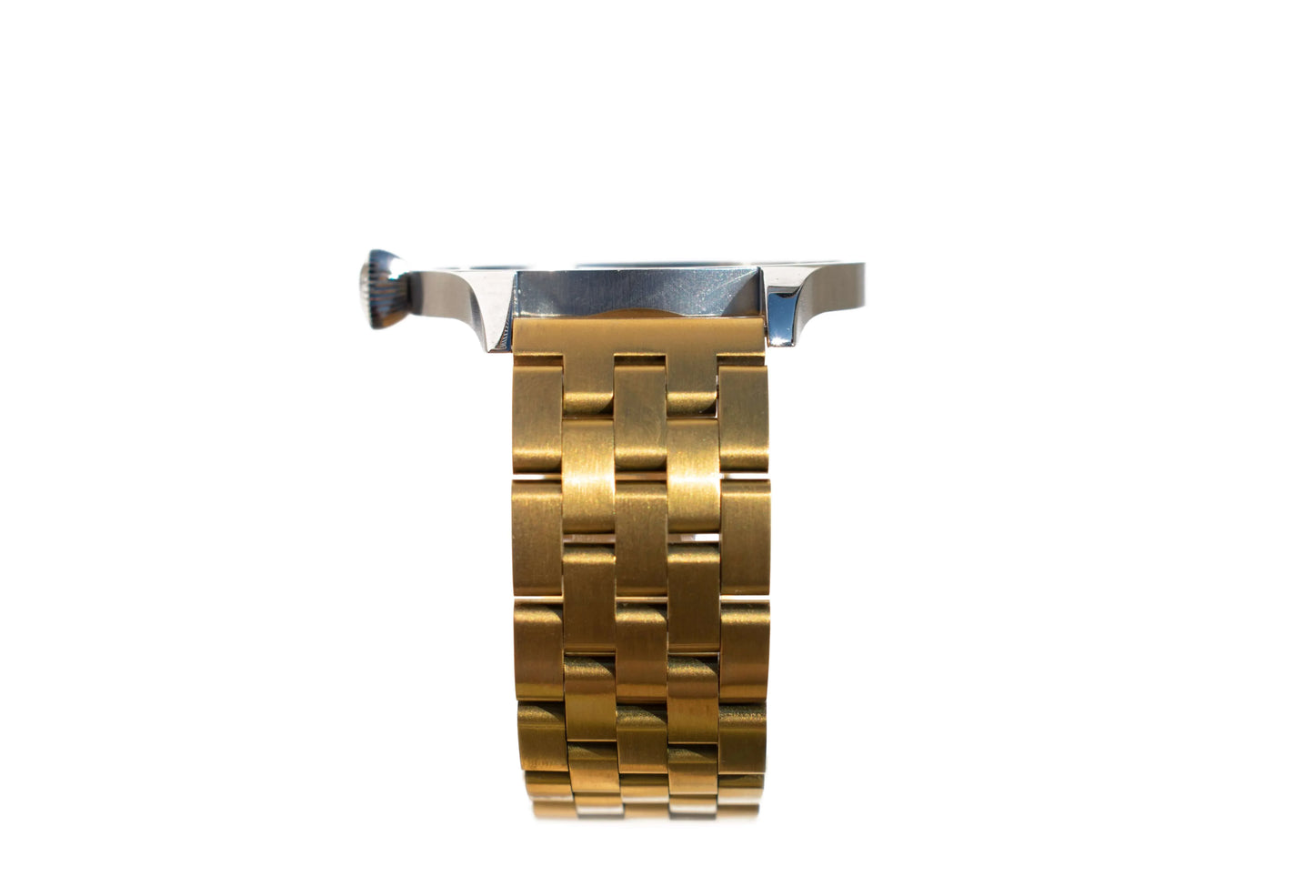 Chain Link Stainless Steel Watch Straps Gold