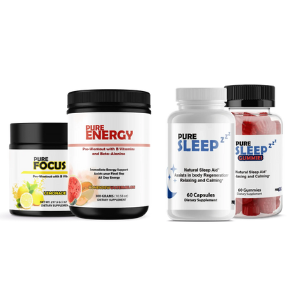 Sleep + Pre-Workout Pure Sleep Pills + Pure Energy Honeydew Watermelon