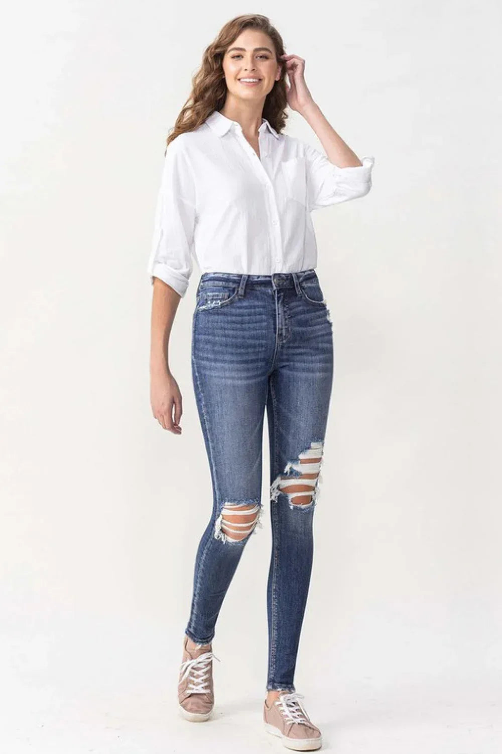 Lovervet Hayden Full Size High Rise Skinny Medium / 24